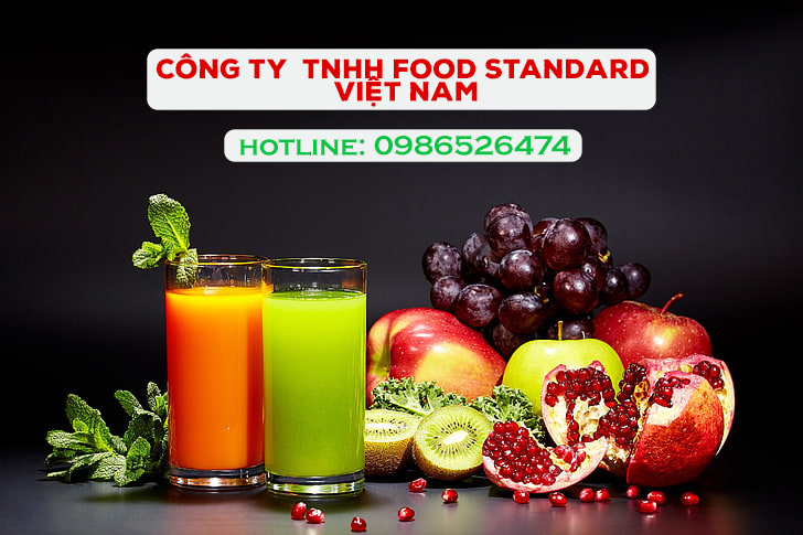 Công bố nước ép trái cây tại FOOD STANDARD VIỆT NAM