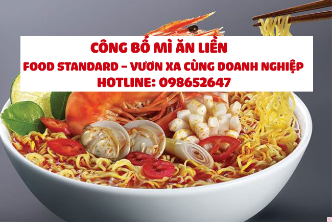 CÔNG BỐ MÌ ĂN LIỀN