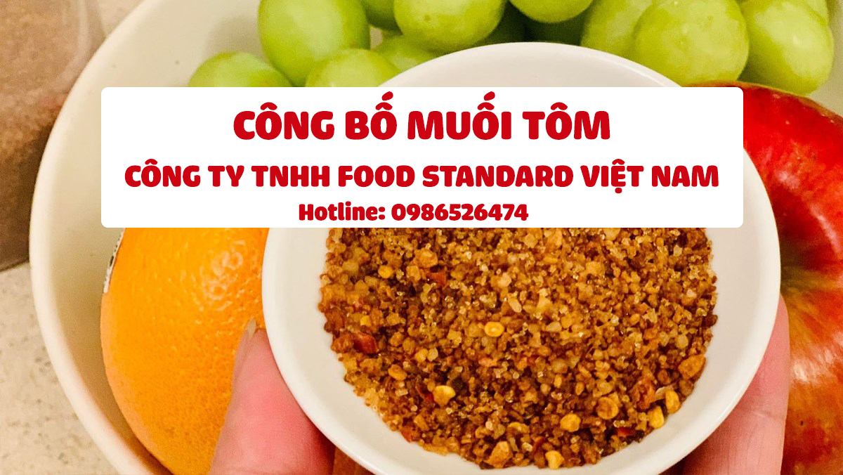 CÔNG BỐ MUỐI TÔM