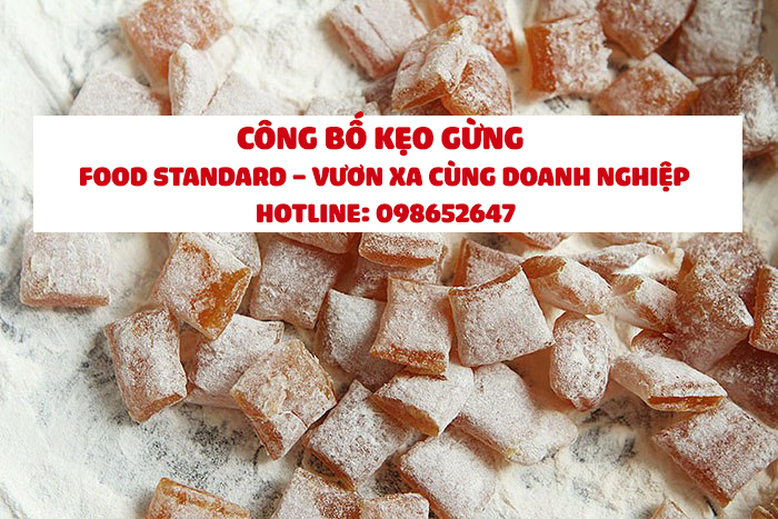 CÔNG BỐ KẸO GỪNG