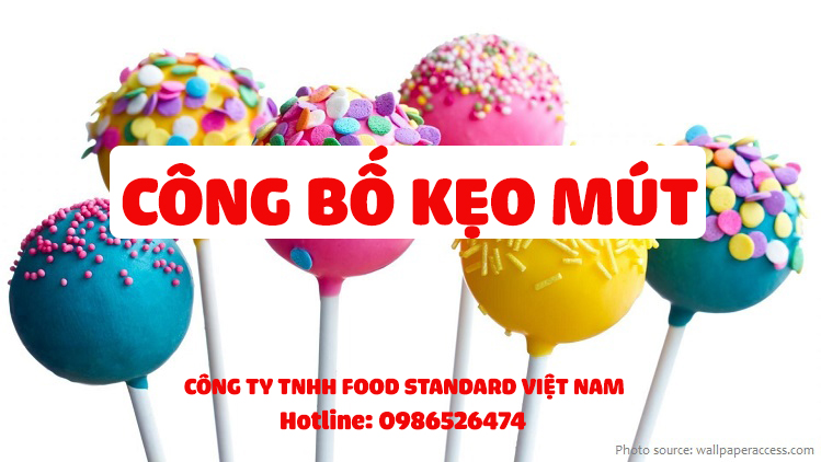 CÔNG BỐ KẸO MÚT